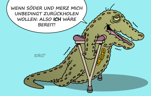 Cartoon: Groko (medium) by Erl tagged politik,union,cdu,csu,söder,merz,ablehnung,grüne,option,regierung,bund,groko,große,koalition,karikatur,erl,politik,union,cdu,csu,söder,merz,ablehnung,grüne,option,regierung,bund,groko,große,koalition,karikatur,erl