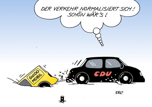 Cartoon: Guidomobil (medium) by Erl tagged fdp,guido,westerwelle,beleibtheit,absturz,einbruch,koalition,schwarz,gelb,cdu,csu,sorge,koalitionspartner,guidomobil,fdp,guido westerwelle,absturz,einbruch,koalition,schwarz,gelb,cdu,csu,sorge,koalitionspartner,guido,westerwelle