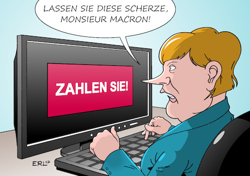 Cartoon: Hackerangriff (medium) by Erl tagged internet,pc,computer,hackerangriff,hacker,angriff,erpressung,daten,sperrung,freigabe,lösegeld,bitcoins,trojaner,schadsoftware,software,malware,frankreich,präsident,emmanuel,macron,eu,europa,euro,zusammenwachsen,eurobonds,haushalt,solidarität,ablehnung,bundesregierung,deutschland,bundeskanzlerin,angela,merkel,internet,pc,computer,hackerangriff,hacker,angriff,erpressung,daten,sperrung,freigabe,lösegeld,bitcoins,trojaner,schadsoftware,software,malware,frankreich,präsident,emmanuel,macron,eu,europa,euro,zusammenwachsen,eurobonds,haushalt,solidarität,ablehnung,bundesregierung,deutschland,bundeskanzlerin,angela,merkel