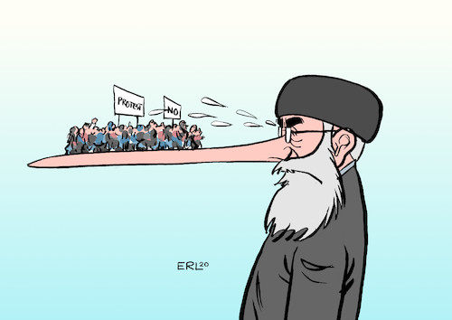 Cartoon: Iran (medium) by Erl tagged politik,iran,abschuss,passagierflugzeug,vertuschung,kehrtwende,offenlegung,lüge,regime,mullah,proteste,regimegegner,basis,nase,pinocchio,karikatur,erl,politik,iran,abschuss,passagierflugzeug,vertuschung,kehrtwende,offenlegung,lüge,regime,mullah,proteste,regimegegner,basis,nase,pinocchio,karikatur,erl