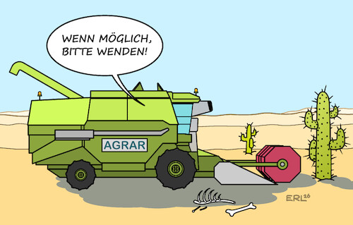 Cartoon: Kaktusernte (medium) by Erl tagged politik,klima,klimawandel,erderwärmung,hitze,trockenheit,landwirtschaft,ernte,ausfall,agrarwende,karikatur,erl,politik,klima,klimawandel,erderwärmung,hitze,trockenheit,landwirtschaft,ernte,ausfall,agrarwende,karikatur,erl