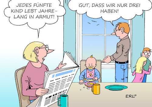 Cartoon: Kinderarmut (medium) by Erl tagged kind,kinder,armut,kinderarmut,deutschland,hartz,iv,arbeitslosigkeit,familie,alleinerziehende,mütter,frauen,mutter,vater,väter,soziales,sozialsystem,schere,umverteilung,unten,oben,teilhabe,leben,bildung,karikatur,erl,kind,kinder,armut,kinderarmut,deutschland,hartz,iv,arbeitslosigkeit,familie,alleinerziehende,mütter,frauen,mutter,vater,väter,soziales,sozialsystem,schere,umverteilung,unten,oben,teilhabe,leben,bildung,karikatur,erl