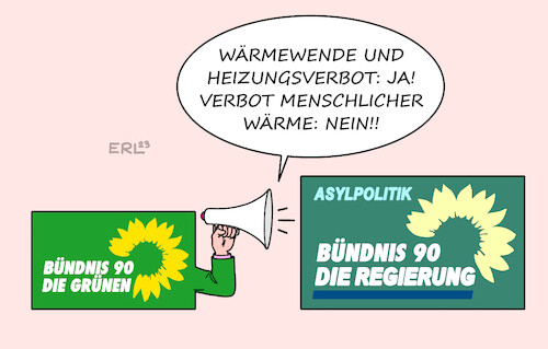 Cartoon: Klartext von der grünen Basis I (medium) by Erl tagged politik,grundgesetz,grundrecht,asyl,lehre,drittes,reich,diskussion,deutschland,eu,verschärfung,abfertigung,außengrenze,festung,europa,zustimmung,bundesregierung,ampel,bündnis90,die,grünen,widerstand,protest,klartext,megafon,grüne,basis,flüchtling,flüchtlinge,geflüchtete,geflüchteter,karikatur,erl,politik,grundgesetz,grundrecht,asyl,lehre,drittes,reich,diskussion,deutschland,eu,verschärfung,abfertigung,außengrenze,festung,europa,zustimmung,bundesregierung,ampel,bündnis90,die,grünen,widerstand,protest,klartext,megafon,grüne,basis,flüchtling,flüchtlinge,geflüchtete,geflüchteter,karikatur,erl