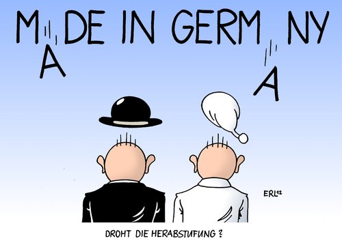 Cartoon: Made in Germany (medium) by Erl tagged made,in,germany,herkunft,bezeichnung,herstellung,gesetz,eu,änderung,wirtschaft,bezeichnung,herkunft,herstellung,made in,gesetz,wirtschaft,eu,made,in