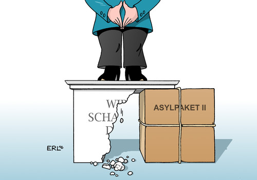 Cartoon: Merkel Asylpaket II (medium) by Erl tagged flüchtlinge,eu,deutschland,bundeskanzlerin,angela,merkel,cdu,wir,schaffen,das,willkommenskultur,kritik,csu,afd,flüchtlingszahlen,reduzierung,asylpaket,ii,asylgesetz,verschärfung,kanzlerschaft,stütze,denkmal,karikatur,erl,flüchtlinge,eu,deutschland,bundeskanzlerin,angela,merkel,cdu,wir,schaffen,das,willkommenskultur,kritik,csu,afd,flüchtlingszahlen,reduzierung,asylpaket,ii,asylgesetz,verschärfung,kanzlerschaft,stütze,denkmal,karikatur,erl