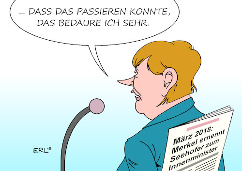 Merkel gesteht Fehler ein