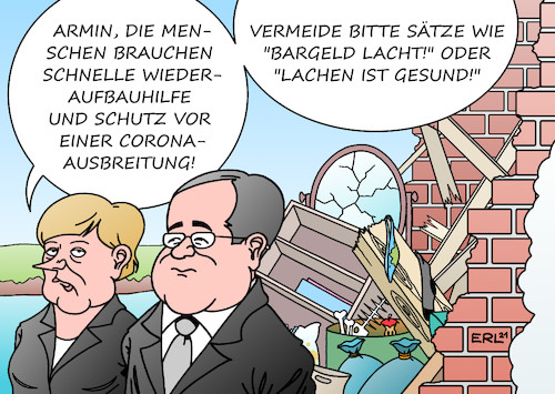 Merkel und Laschet