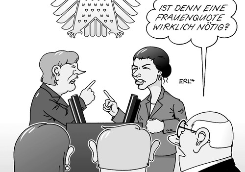 Merkel Wagenknecht