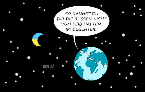 Cartoon: Mondlandung (medium) by Erl tagged politik,krieg,angriff,überfall,wladimir,putin,ukraine,russland,mondlandung,raumsonde,luna,25,mond,erde,sterne,weltall,all,karikatur,erl,politik,krieg,angriff,überfall,wladimir,putin,ukraine,russland,mondlandung,raumsonde,luna,25,mond,erde,sterne,weltall,all,karikatur,erl