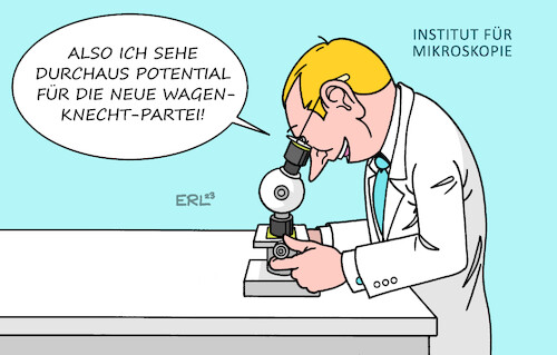 Cartoon: Potential (medium) by Erl tagged politik,sahra,wagenknecht,gründung,verein,bsw,ankündigung,parteigründung,partei,normale,menschen,potential,wähler,wählerinnen,demoskopie,umfragen,institut,mikroskopie,mikroskop,karikatur,erl,politik,sahra,wagenknecht,gründung,verein,bsw,ankündigung,parteigründung,partei,normale,menschen,potential,wähler,wählerinnen,demoskopie,umfragen,institut,mikroskopie,mikroskop,karikatur,erl