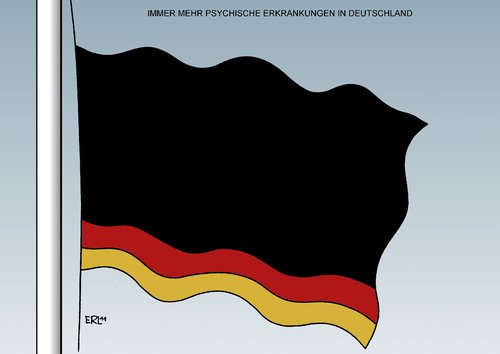 Cartoon: Psychische Erkrankungen (medium) by Erl tagged krankheit,erkrankung,psychisch,depression,angsstörung,beruf,arbeitswelt,schnelligkeit,stress,multitasking,burnout,frührente,arbeitsunfähigkeit,deutschland,krankheit,erkrankung,psychisch,depression,angsstörung,arbeitswelt,beruf,schnelligkeit,multitasking,burnout,frührente,arbeitsunfähigkeit,deutschland