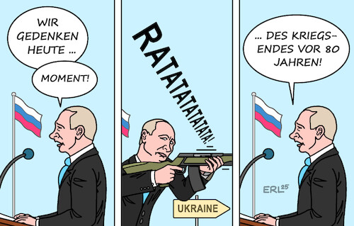 Putin gedenkt Putin gedenkt