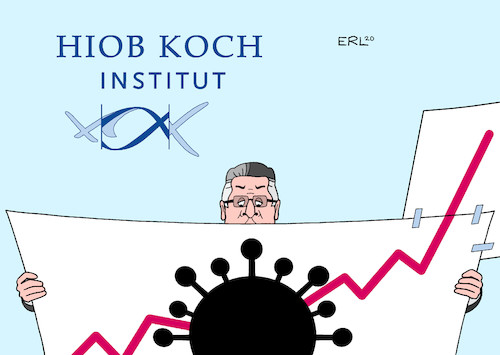 Cartoon: RKI Fallzahlen (medium) by Erl tagged politik,corona,virus,pandemie,covid19,zweite,welle,fallzahlen,anstieg,rekord,infektionen,hiobsbotschaft,robert,koch,institut,präsident,lothar,wieler,karikatur,erl,politik,corona,virus,pandemie,covid19,zweite,welle,fallzahlen,anstieg,rekord,infektionen,hiobsbotschaft,robert,koch,institut,präsident,lothar,wieler,karikatur,erl