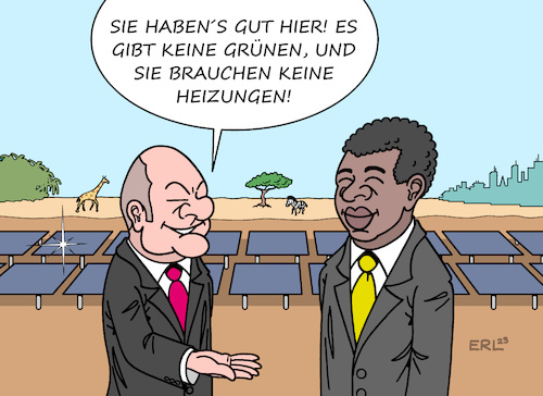 Scholz in Afrika