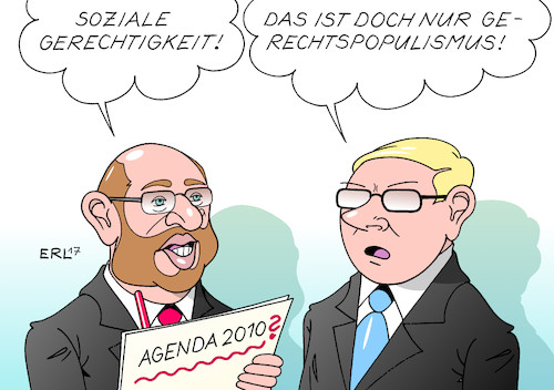 Cartoon: Schulz (medium) by Erl tagged spd,martin,schulz,kanzlerkandidat,thema,soziale,gerechtigkeit,korrektur,agenda,2010,kritik,cdu,csu,arbeitgeber,populismus,gefahr,standort,deutschland,arbeitsplätze,karikatur,erl,spd,martin,schulz,kanzlerkandidat,thema,soziale,gerechtigkeit,korrektur,agenda,2010,kritik,cdu,csu,arbeitgeber,populismus,gefahr,standort,deutschland,arbeitsplätze,karikatur,erl