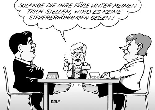Seehofer zu Schwarz-Rot