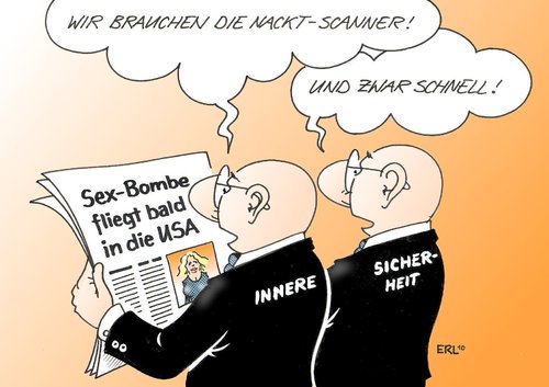 Cartoon: Sex-Bombe (medium) by Erl tagged nacktscanner,terror,bombe,sexbombe,flug,usa,flughafen,sicherheit,nacktscanner,terror,bombe,sexbombe,flug,usa,flughafen,sicherheit,scanner,nackt,sex bombe,terroristen,terrorismus,angst,sex