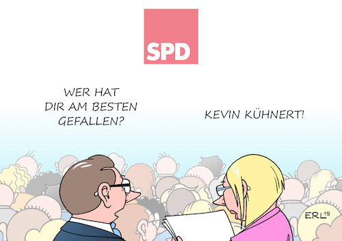 Cartoon: SPD-Favorit (medium) by Erl tagged politik,spd,partei,suche,vorsitzende,parteichef,parteichefin,parteispitze,kandidaten,kandidatinnen,duo,bewerbung,tour,casting,talent,hoffnungsträger,verzicht,kevin,kühnert,karikatur,erl,politik,spd,partei,suche,vorsitzende,parteichef,parteichefin,parteispitze,kandidaten,kandidatinnen,duo,bewerbung,tour,casting,talent,hoffnungsträger,verzicht,kevin,kühnert,karikatur,erl