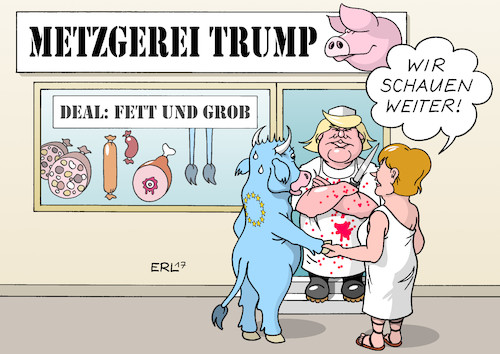 Trump EU Merkel