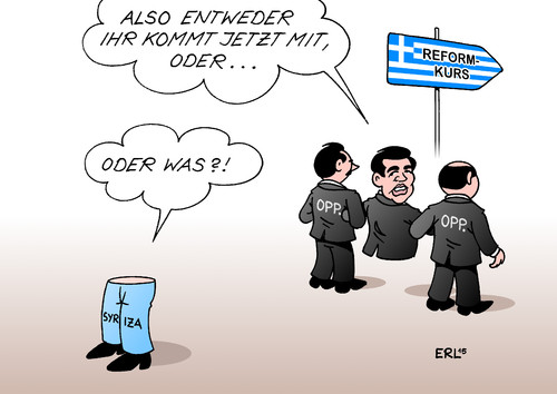 Tsipras Machtfrage