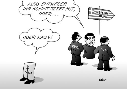 Tsipras Machtfrage