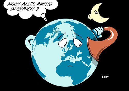 Cartoon: Waffenruhe (medium) by Erl tagged syrien,bürgerkrieg,diktator,assad,aufständische,friedensplan,kofi,annan,waffenruhe,welt,erde,mond,hören,hörrohr,ohr,syrien,bürgerkrieg,diktator,assad,aufständische,friedensplan,kofi annan,erde,welt,mond,hören,kofi,annan