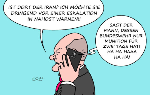 Warnung an den Iran