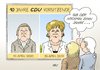 Cartoon: 10 Jahre CDU-Vorsitzende (small) by Erl tagged merkel angela cdu vorsitz vorsitzende zehn jahre wandlung graue maus