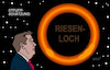 Cartoon: Astronomisch (small) by Erl tagged politik,finanzen,finanzminister,klingbeil,steuerschätzung,steuereinnahmen,schwarzes,loch,astronomisch,karikatur,erl