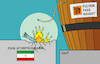 Cartoon: Brandgefährlich (small) by Erl tagged politik,israel,angriff,atomprogramm,iran,atombombe,feuer,lunte,pulverfass,nahost,karikatur,erl