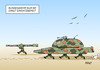 Cartoon: Bundeswehr (small) by Erl tagged bundeswehr,militär,ausrüstung,waffen,mangelhaft,einsatz,auslandseinsatz,nato,bedingt,einsatzbereit,panzer,laufen,gehen,soldaten,karikatur,erl