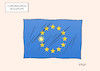 Cartoon: Coronavirus in Europa (small) by Erl tagged politik,gesundheit,krankheit,infektion,virus,china,coronavirus,ausbreitung,europa,eu,frankreich,epidemie,gefahr,pandemie,flagge,karikatur,erl