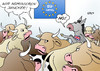 Cartoon: EU-Gipfel (small) by Erl tagged eu,gipfel,nominierung,jean,claude,juncker,kommissionspräsident,kommission,praäsident,widerstand,großbritannien,david,cameron,kuhhandel,europawahl,kuh,kühe,stier,stiere,europa,esel
