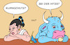 Cartoon: EU-Klimaschutz (small) by Erl tagged politik,eu,klimaschutz,aufweichung,verwässerung,klima,klimawandel,erderwärmung,hitze,europa,stier,karikatur,erl