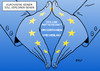 Cartoon: EU (small) by Erl tagged eu,europa,gipfel,riga,östliche,partnerschaft,ukraine,georgien,moldau,weißrussland,aserbaidschan,armenien,brexit,großbritannien,grexit,griechenland,schulden,krise,zusammenhalt,bundeskanzlerin,angela,merkel,raute,hände,eurovision,vision,karikatur,erl