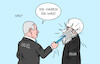 Cartoon: Gefährliches Spiel (small) by Erl tagged politik,israel,ministerpräsident,benjamin,netanjahu,angriff,botschaft,iran,damaskus,tötung,generäle,rache,vergeltung,pulverfass,nahost,karikatur,erl
