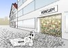 Cartoon: Konsum (small) by Erl tagged konsum,krise,schreckgespenst,gespenst,erschrecken,verbraucher,unbeeindruckt,unbeirrt,kaufen