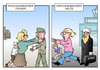 Cartoon: Kriegsheimkehrer (small) by Erl tagged kriegsheimkehrer,früher,heute,bürgerkrieg,syrien,irak,konvertiten,islamisten,deutsche,anschläge,terror,gefahr,warnung