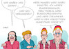 Cartoon: Lösung im Fall Maaßen (small) by Erl tagged politik,maaßen,seehofer,merkel,nahles,irrtum,lösung,karikatur,erl