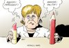 Cartoon: Merkels Kurs (small) by Erl tagged merkel angela kurs politik bundespräsident kandidat frau lippenstift bundespolitik sparen streichen rotstift