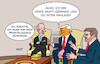Cartoon: Merz bei Trump (small) by Erl tagged politik,merz,trump,oval,office,erinnerung,selenskyj,demütigung,sport,champions,league,finale,paris,inter,mailand,karikatur,erl