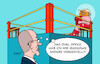 Cartoon: Merz im Weißen Haus (small) by Erl tagged politik,merz,usa,weißes,haus,oval,office,trump,kampf,demütigung,selenskyj,boxring,boxen,karikatur,erl
