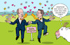 Cartoon: Merz und Wüst (small) by Erl tagged politik,gerücht,kanzlertausch,merz,wüst,mionisterpräsident,nrw,treffen,sauerland,harmonie,karikatur,erl