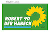 Cartoon: Neues Logo (small) by Erl tagged politik,bündnis,90,die,grünen,rücktritt,vorstand,grüne,jugend,partei,robert,habeck,logo,karikatur,erl