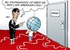 Cartoon: Obama Syrien (small) by Erl tagged syrien,krieg,diktator,assad,chemiewaffen,biowaffen,warnung,usa,präsident,barrack,obama,linie,rot,blut,überschreiten,militär,einsatz,militäreinsatz