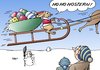 Cartoon: Ostern 2013 (small) by Erl tagged ostern,frühling,kälte,schnee,eis,winter,weihnachten,weihnachtsmann,osterhase,schlitten,rentier,ei,eier,osterei,ostereier