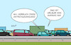 Cartoon: Pfingststau (small) by Erl tagged politik,pfingsten,ferien,urlaub,reise,auto,stau,entschleunigung,karikatur,erl