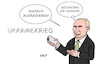 Cartoon: Putin-Vorschlag (small) by Erl tagged politik,krieg,angriff,überfall,russland,ukraine,friedenskonferenz,schweiz,vorschläge,wladimir,putin,kapitulation,ausradieren,radiergummi,karikatur,erl