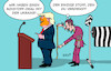 Cartoon: Rohstoffe (small) by Erl tagged politik,usa,donald,trump,deal,ukraine,ausbeutung,rohstoffe,straftäter,gefängnis,sträflingskleidung,schneider,karikatur,erl