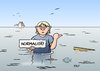Cartoon: Sehnsucht (small) by Erl tagged hochwasser,flut,überschwemmung,katastrophe,stress,belastung,müdigkeit,sehnsucht,normalität,anhalter